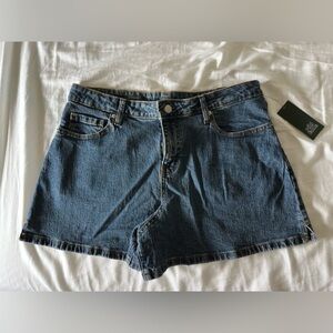 wild fable High-Rise Midi Jean Shorts